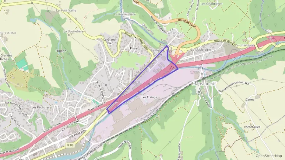Appartement 50 m² trois pièces à vendre à Rive-de-Gier