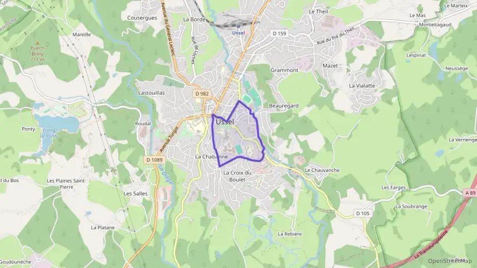 Appartement 51 m² deux pieces à vendre à Ussel Appartement 51 m² deux pieces à vendre à Ussel