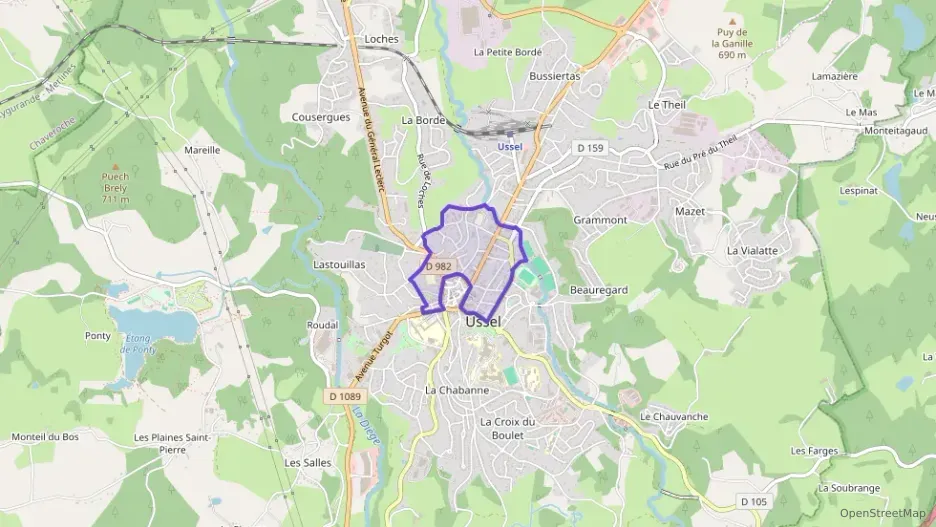 Appartement 45 m² trois pièces à vendre à Ussel