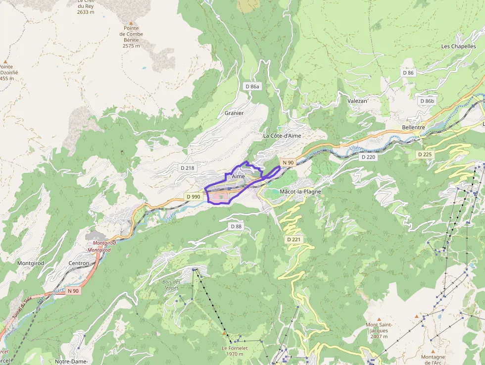 Appartement 79 m² trois pièces à vendre à Aime-la-Plagne