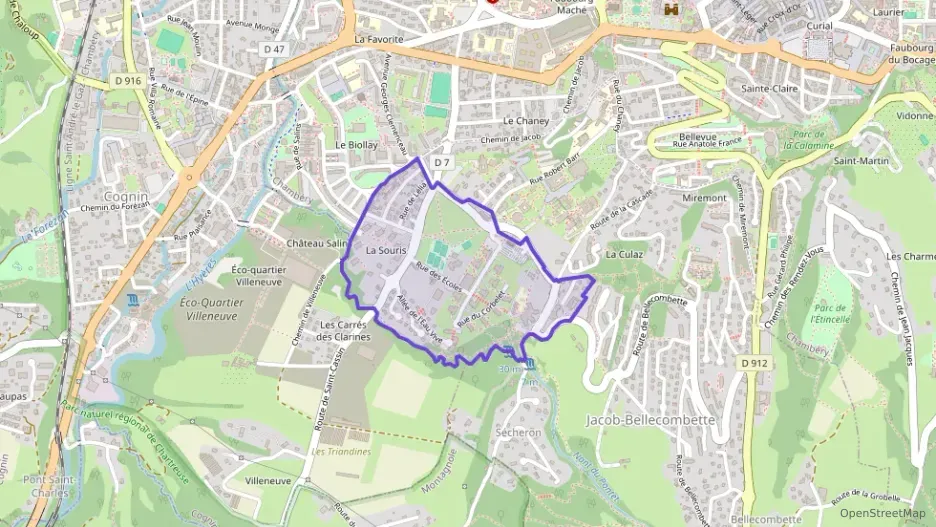 Appartement 60 m² trois pièces à vendre à Jacob-Bellecombette