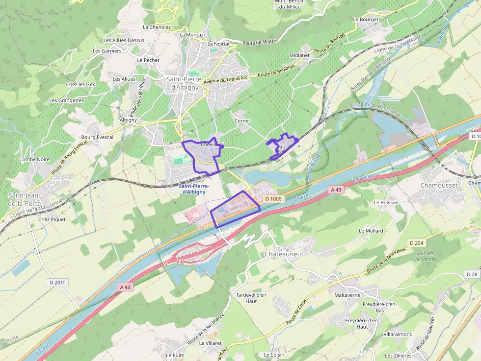 Appartement 79 m² trois pièces à vendre à Saint-Pierre-d`Albigny