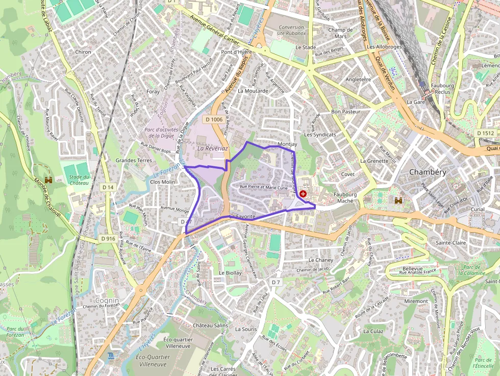 Appartement 60 m² trois pièces à vendre à Chambéry