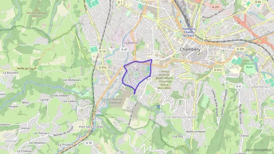 Appartement 56 m² deux pieces à vendre à Chambéry