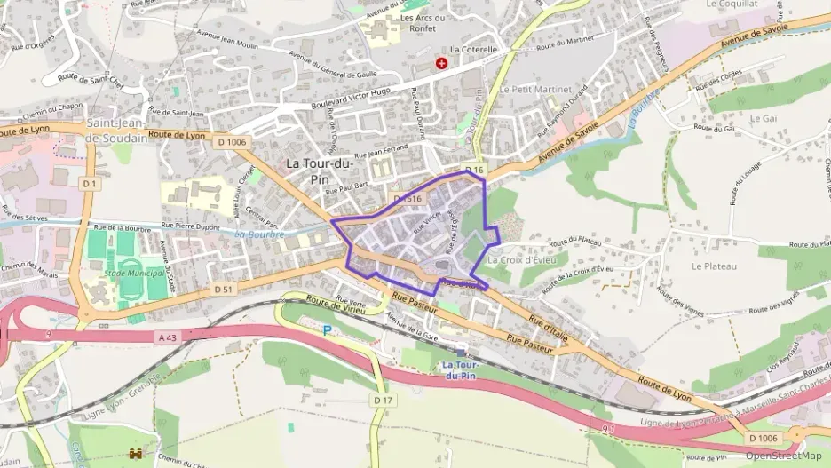 Appartement 45 m² deux pieces à vendre à La Tour-du-Pin