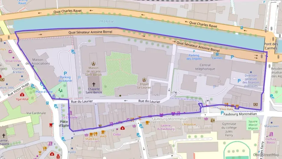 Appartement 53 m² trois pièces à vendre à Chambéry