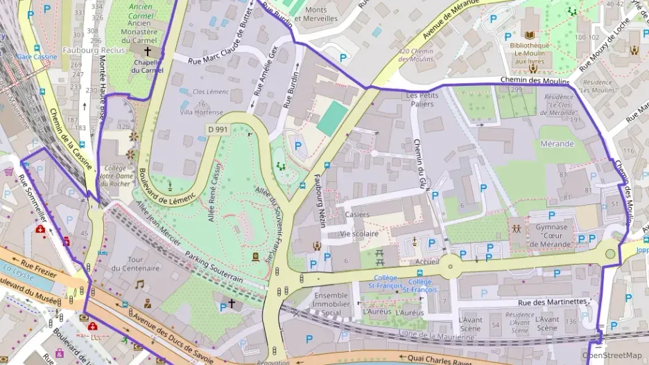 Appartement 62 m² quatre pièces à vendre à Chambéry