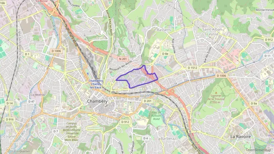 Appartement 65 m² deux pieces à vendre à Chambéry