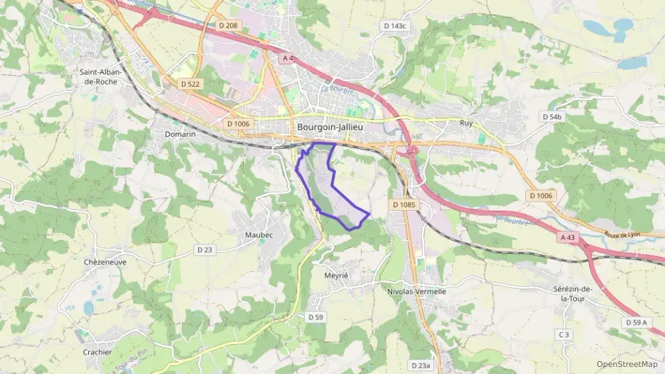 Appartement 90 m² cinq pièces à vendre à Bourgoin-Jallieu