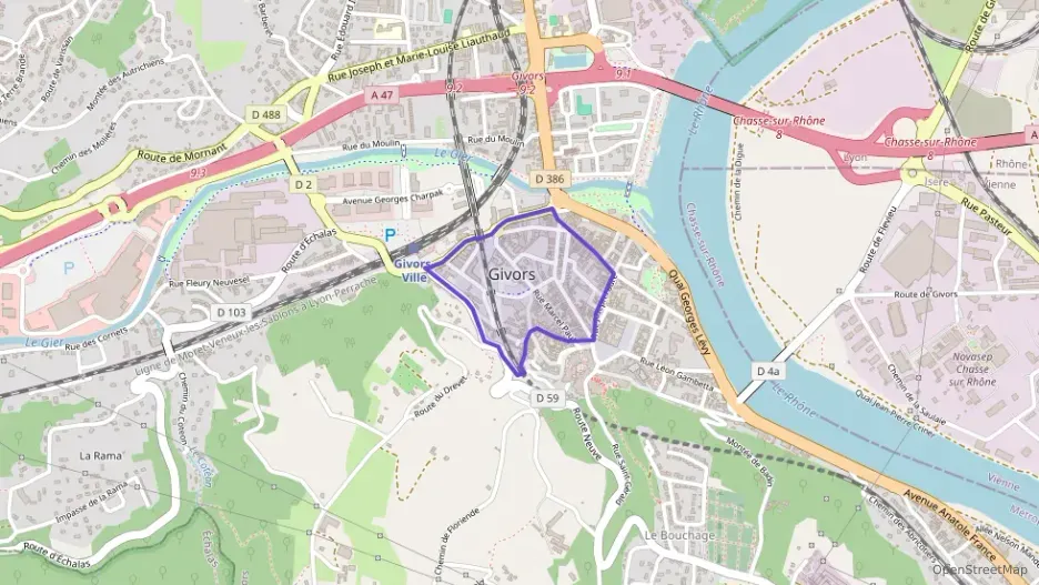 Appartement 57 m² trois pièces à vendre à Givors Appartement 57 m² trois pièces à vendre à Givors