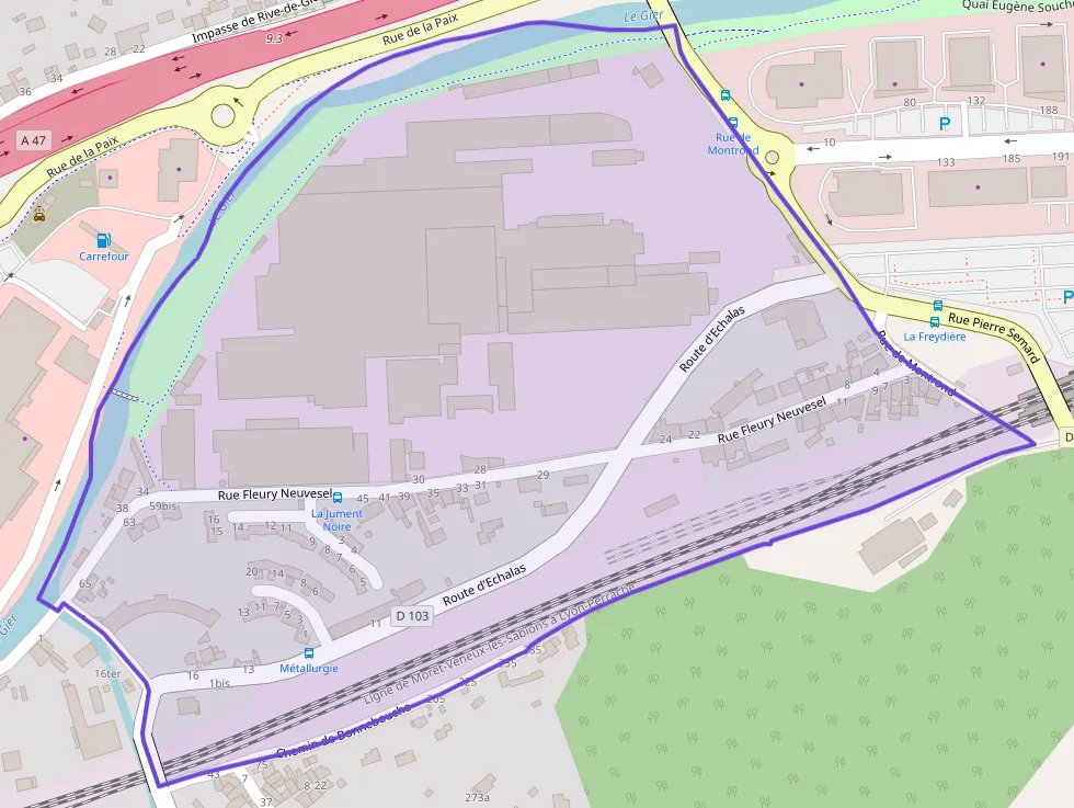 Appartement 69 m² trois pièces à vendre à Givors