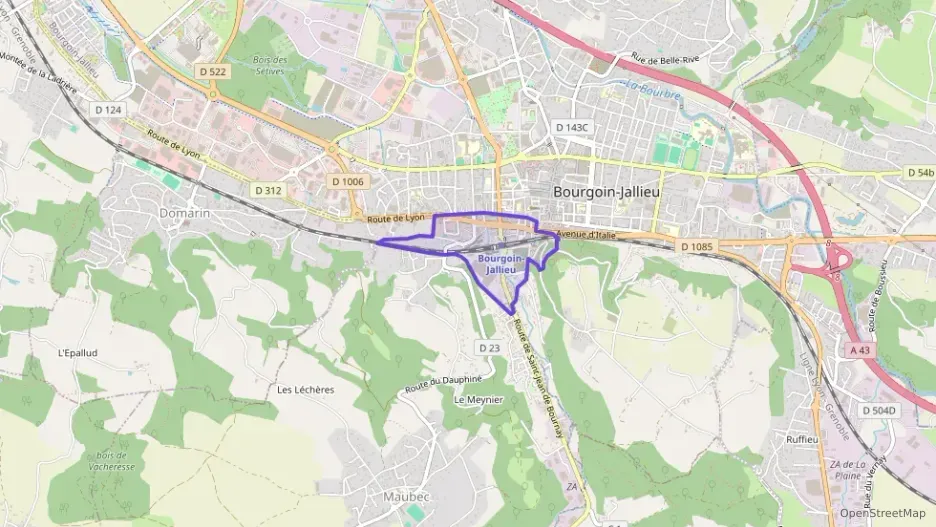 Appartement 65 m² quatre pièces à vendre à Bourgoin-Jallieu