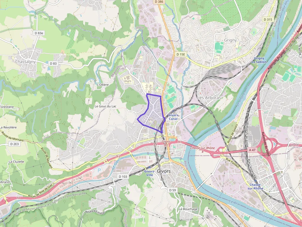 Appartement 46 m² deux pieces à vendre à Givors