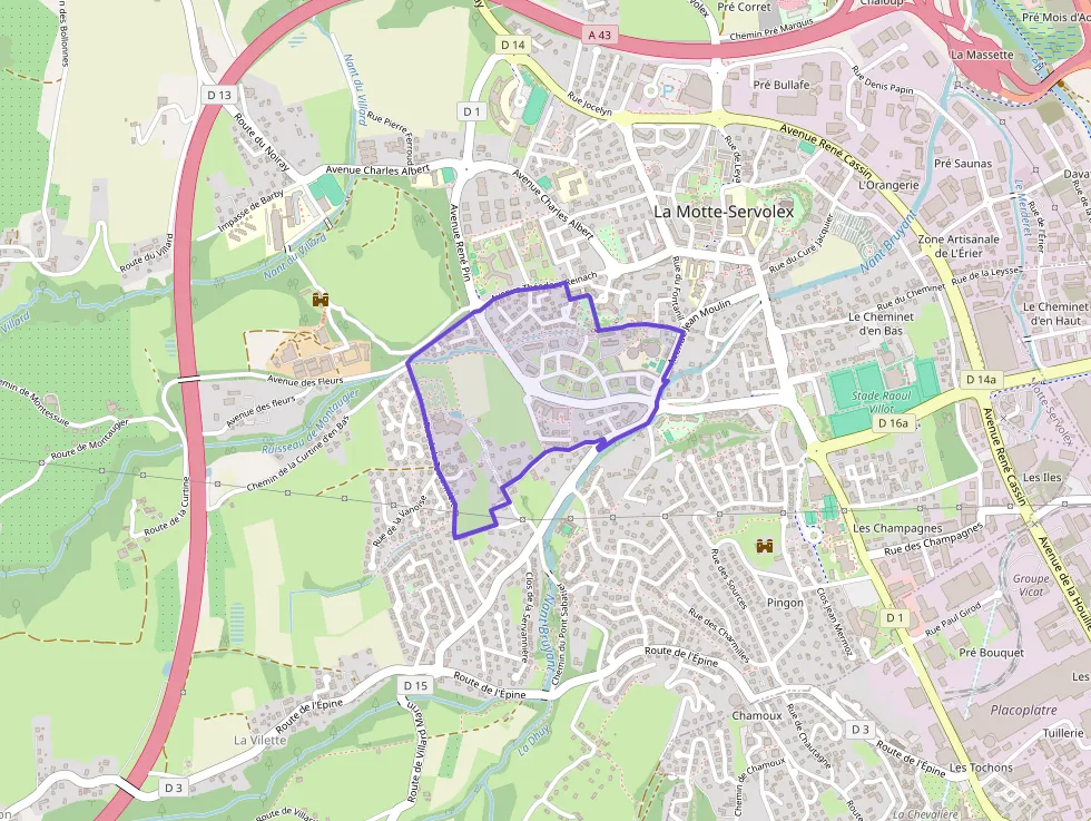 Appartement 55 m² deux pieces à vendre à La Motte-Servolex