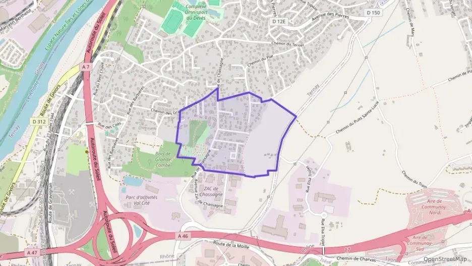 Appartement 60 m² trois pièces à vendre à Ternay Appartement 60 m² trois pièces à vendre à Ternay