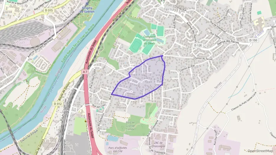 Appartement 42 m² deux pieces à vendre à Ternay Appartement 42 m² deux pieces à vendre à Ternay