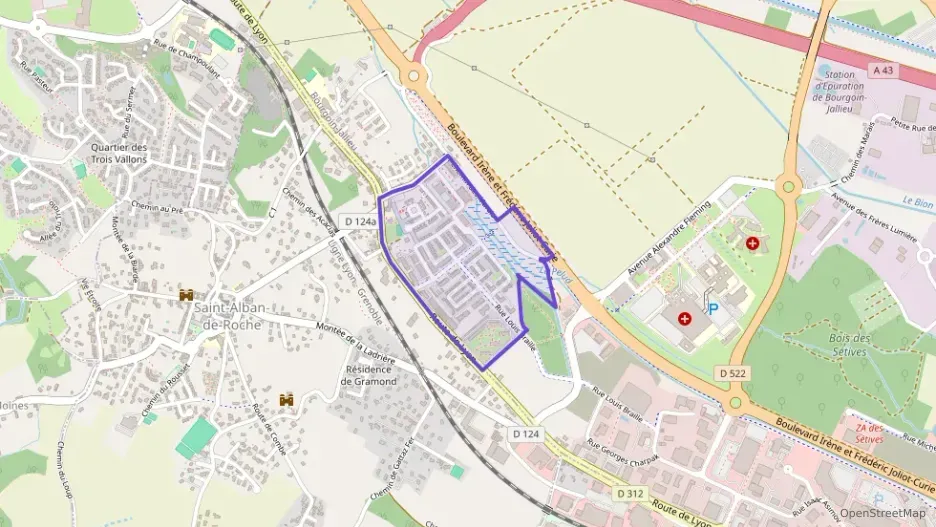 Appartement 58 m² trois pièces à vendre à Bourgoin-Jallieu