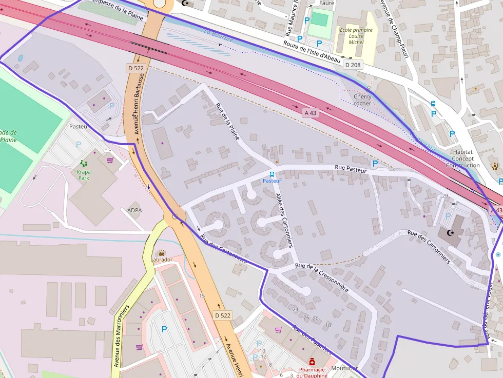 Appartement 58 m² deux pieces à vendre à Bourgoin-Jallieu
