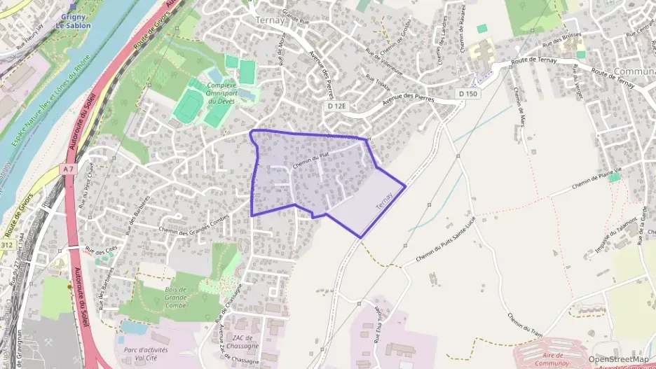 Appartement 114 m² cinq pièces à vendre à Ternay Appartement 114 m² cinq pièces à vendre à Ternay