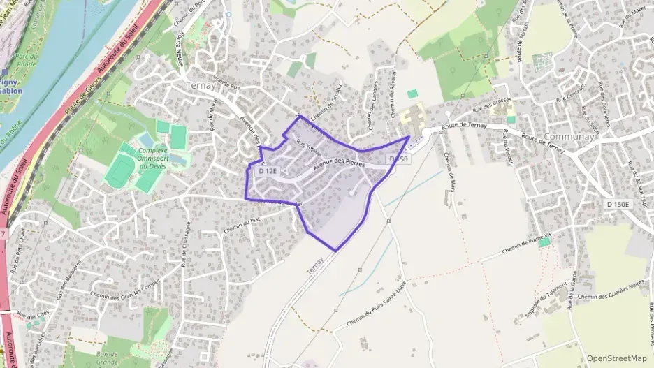 Appartement 61 m² trois pièces à vendre à Ternay