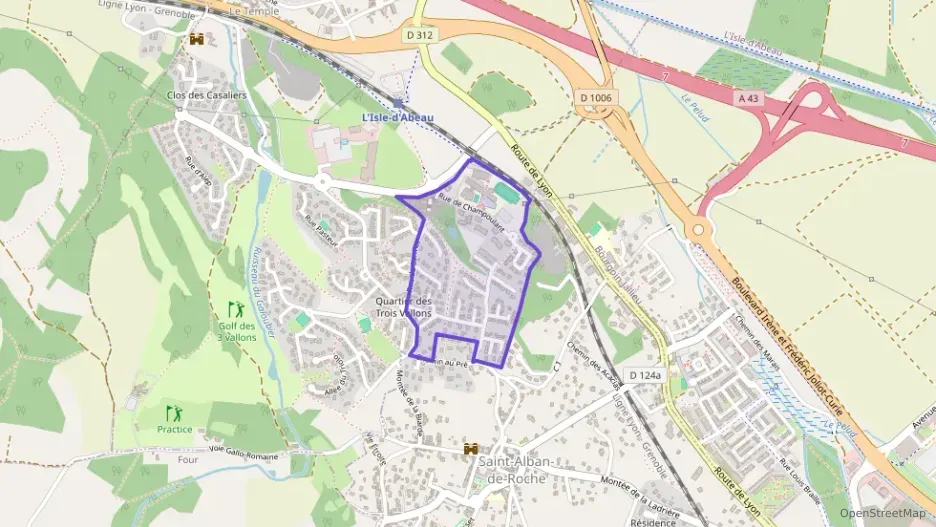 Appartement 82 m² quatre pièces à vendre à L`Isle-d`Abeau