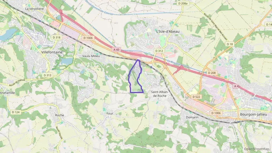 Appartement 66 m² trois pièces à vendre à L`Isle-d`Abeau