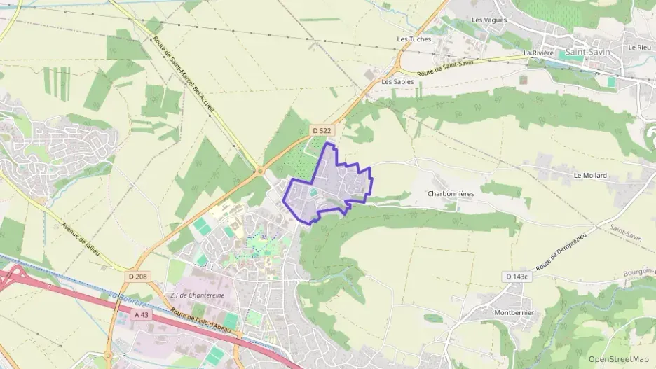 Appartement 53 m² deux pieces à vendre à Bourgoin-Jallieu
