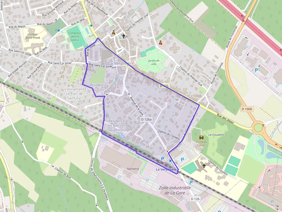 Appartement 43 m² deux pieces à vendre à La Verpillière