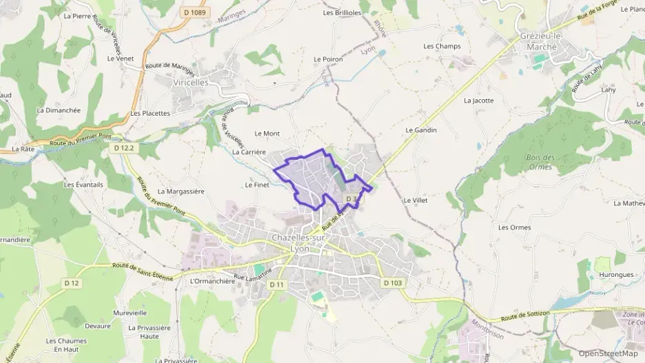 Appartement 60 m² quatre pièces à vendre à Chazelles-sur-Lyon