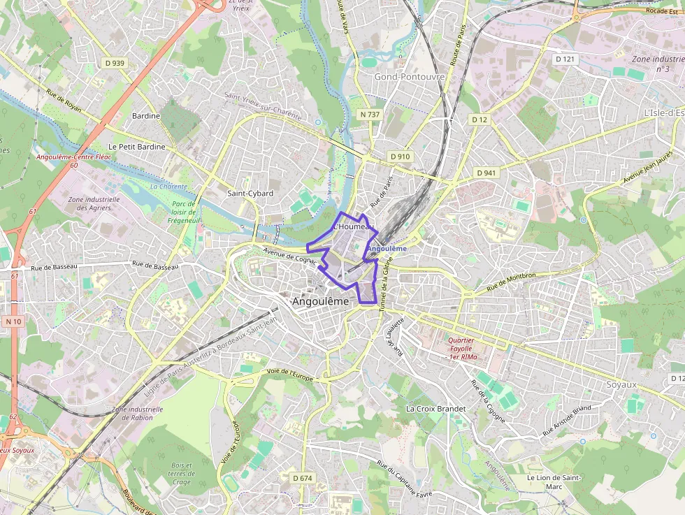 Appartement 56 m² trois pièces à vendre à Angoulême