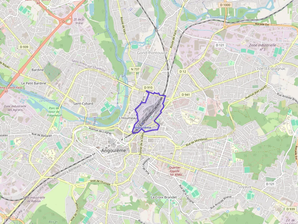 Appartement 65 m² quatre pièces à vendre à Angoulême