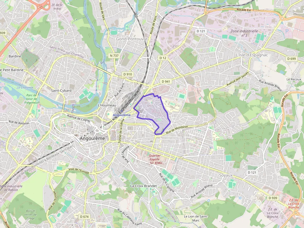 Appartement 60 m² deux pieces à vendre à Angoulême