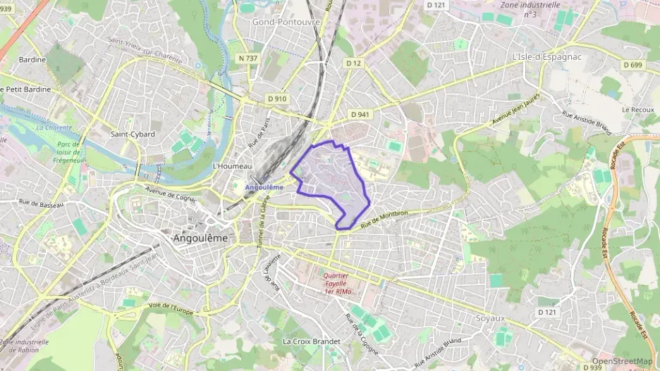 Appartement 60 m² deux pieces à vendre à Angoulême