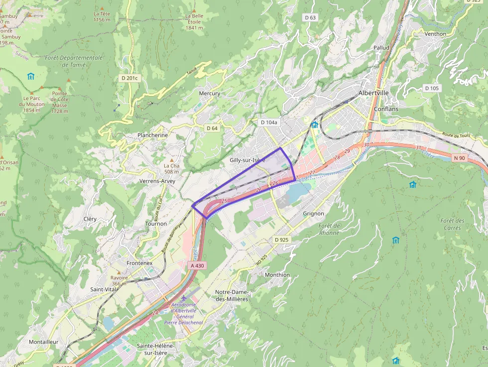 Appartement 71 m² quatre pièces à vendre à Gilly-sur-Isère