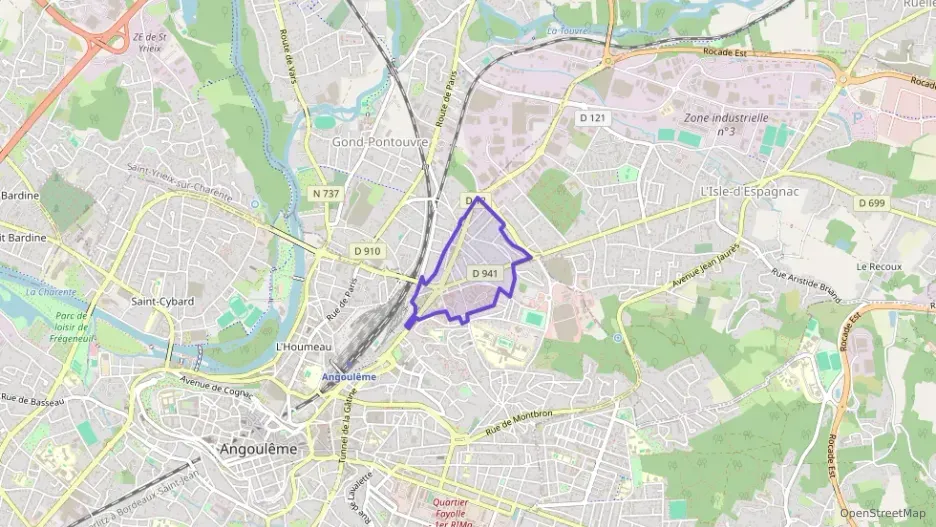 Appartement 35 m² une piece à vendre à Angoulême