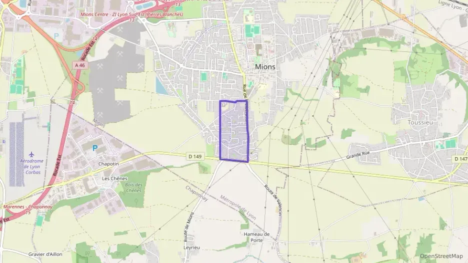 Appartement 80 m² une piece à vendre à Mions