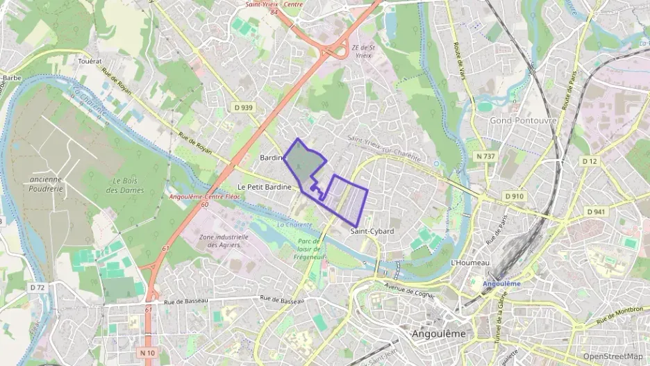 Appartement 36 m² deux pieces à vendre à Angoulême