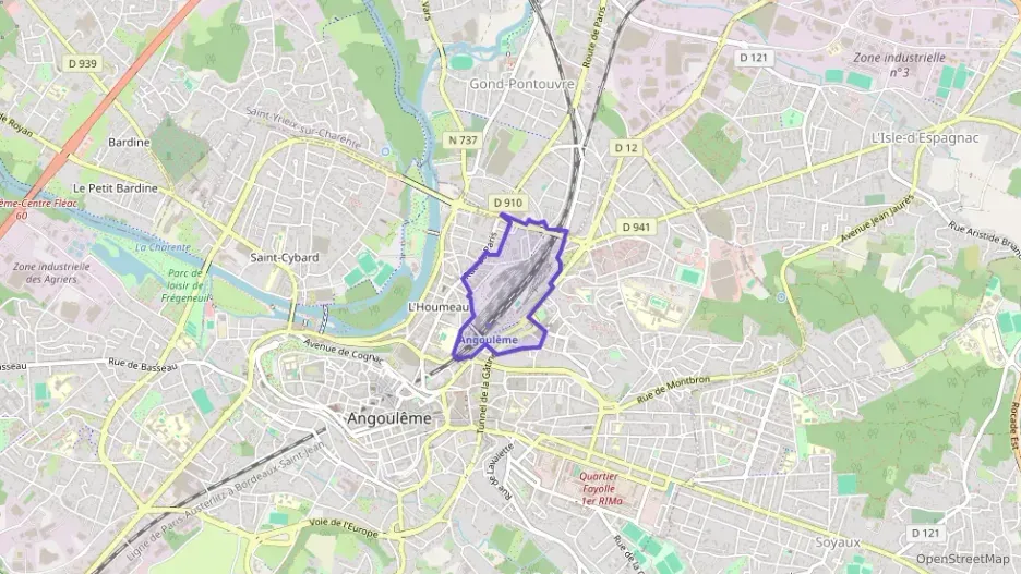 Appartement 55 m² trois pièces à vendre à Angoulême