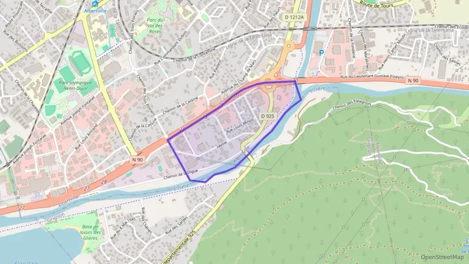 Appartement 83 m² trois pièces à vendre à Albertville