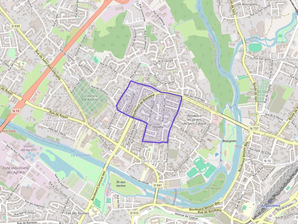 Appartement 62 m² trois pièces à vendre à Angoulême