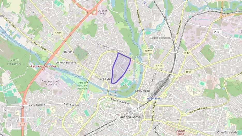 Appartement 65 m² trois pièces à vendre à Angoulême