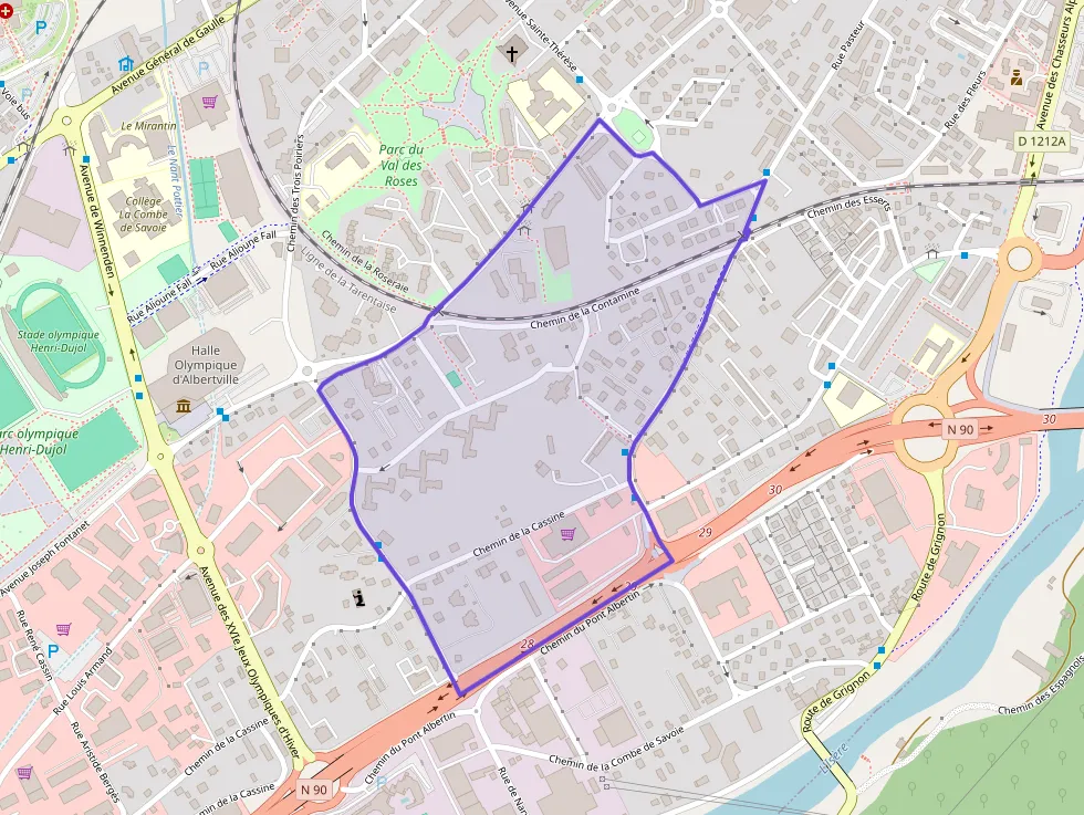 Appartement 49 m² deux pieces à vendre à Albertville