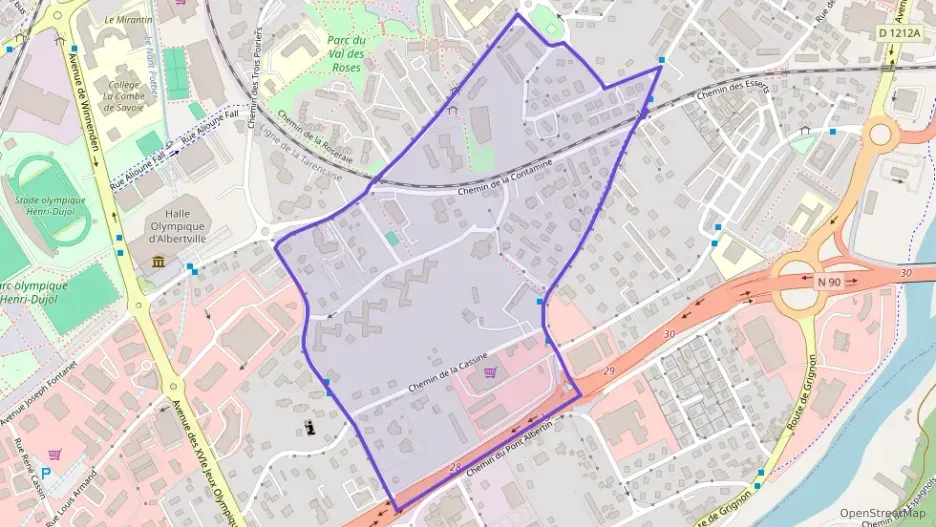 Appartement 61 m² trois pièces à vendre à Albertville