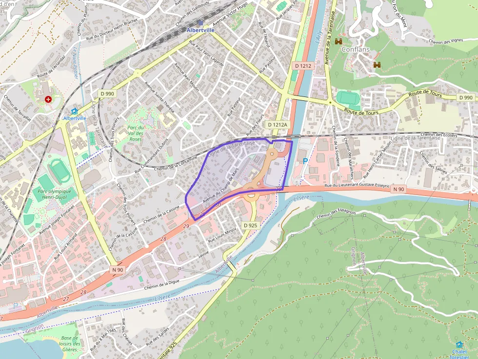 Appartement 78 m² trois pièces à vendre à Albertville