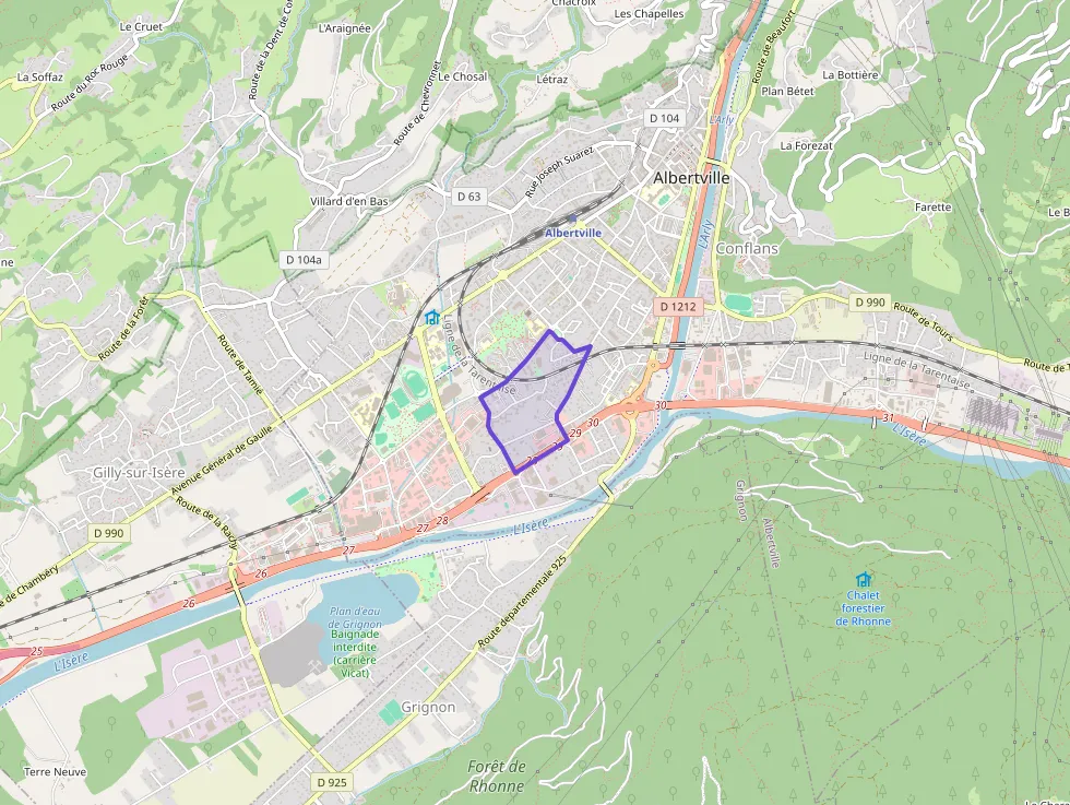 Appartement 103 m² quatre pièces à vendre à Albertville