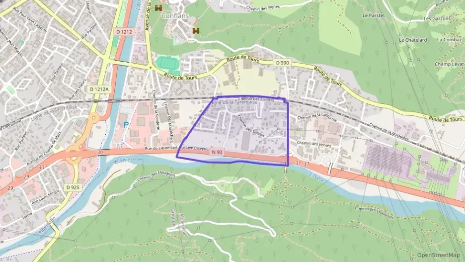 Appartement 74 m² trois pièces à vendre à Albertville