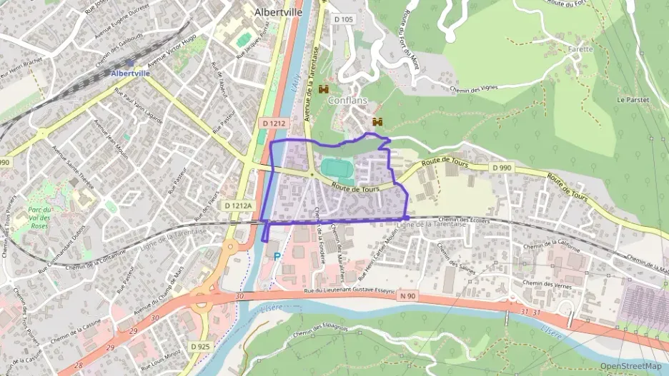 Appartement 77 m² trois pièces à vendre à Albertville Appartement 77 m² trois pièces à vendre à Albertville