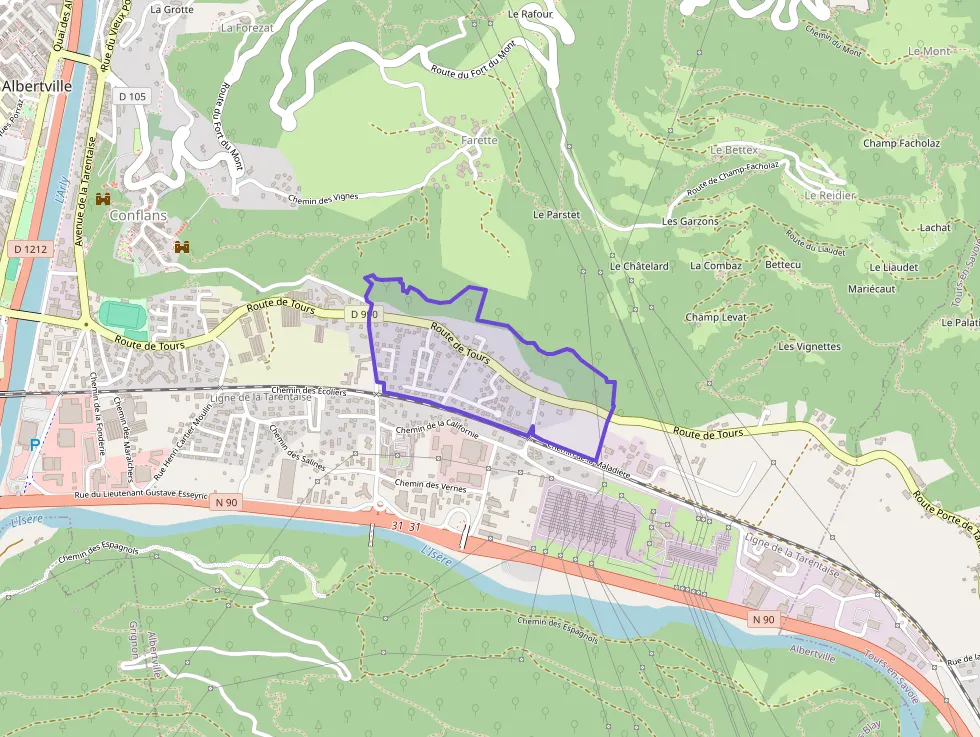 Appartement 85 m² trois pièces à vendre à Albertville