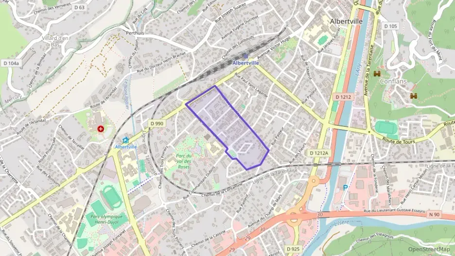 Appartement 34 m² deux pieces à vendre à Albertville