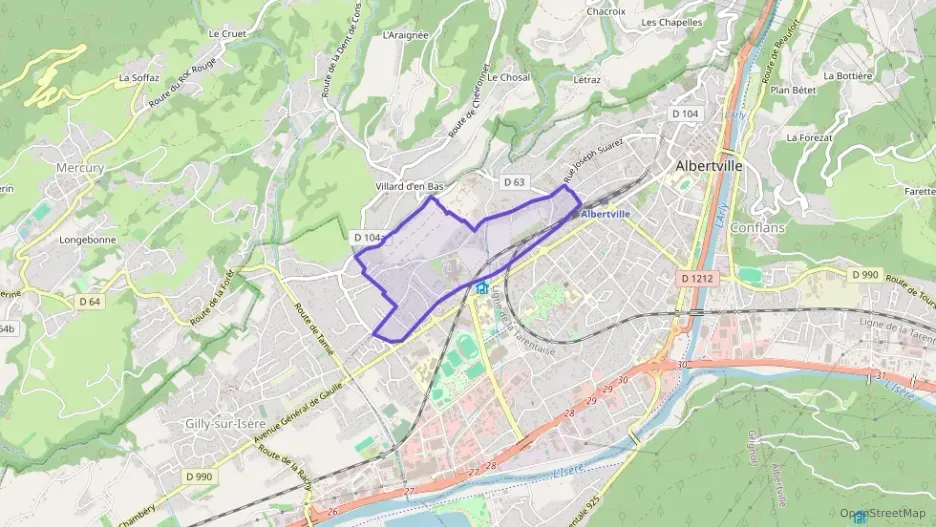 Appartement 83 m² quatre pièces à vendre à Albertville Appartement 83 m² quatre pièces à vendre à Albertville